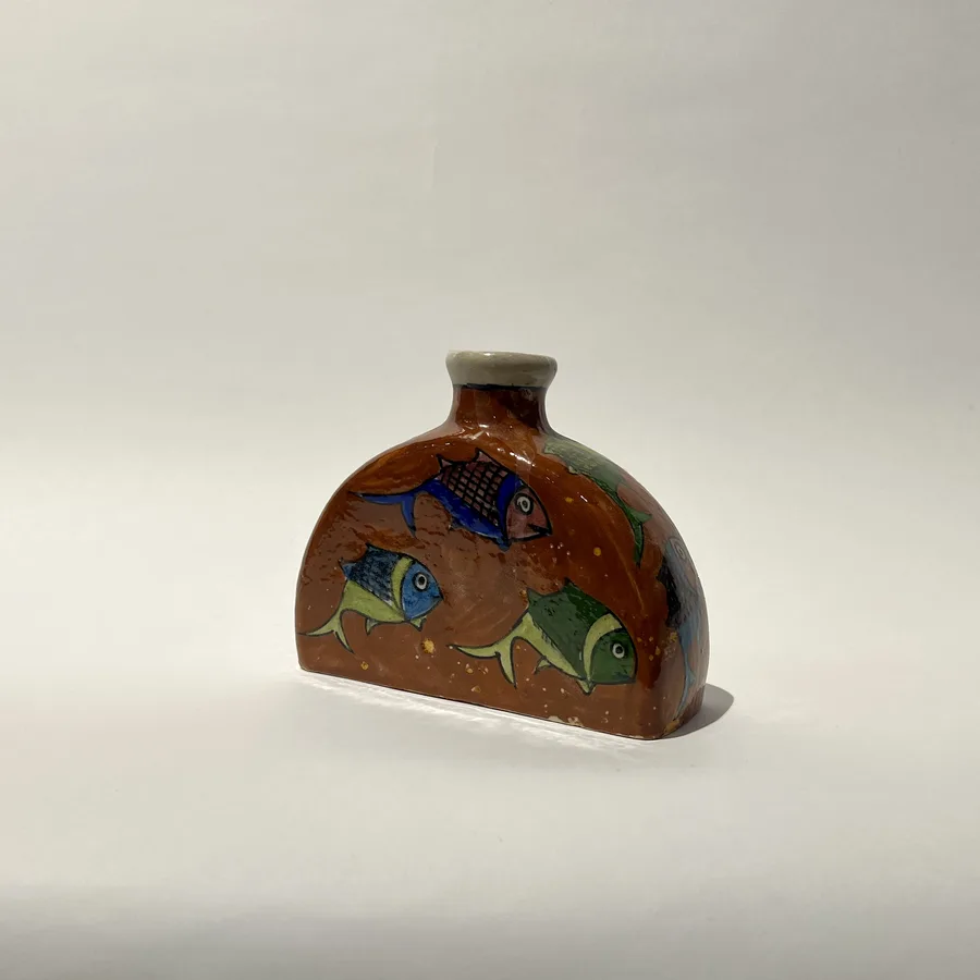 Poterie artisanale iranienne peinte main